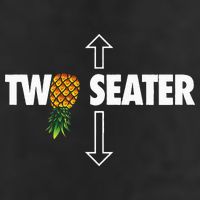 Two Seater Swinger Funny Upside Down Pineapple Swinger Hat