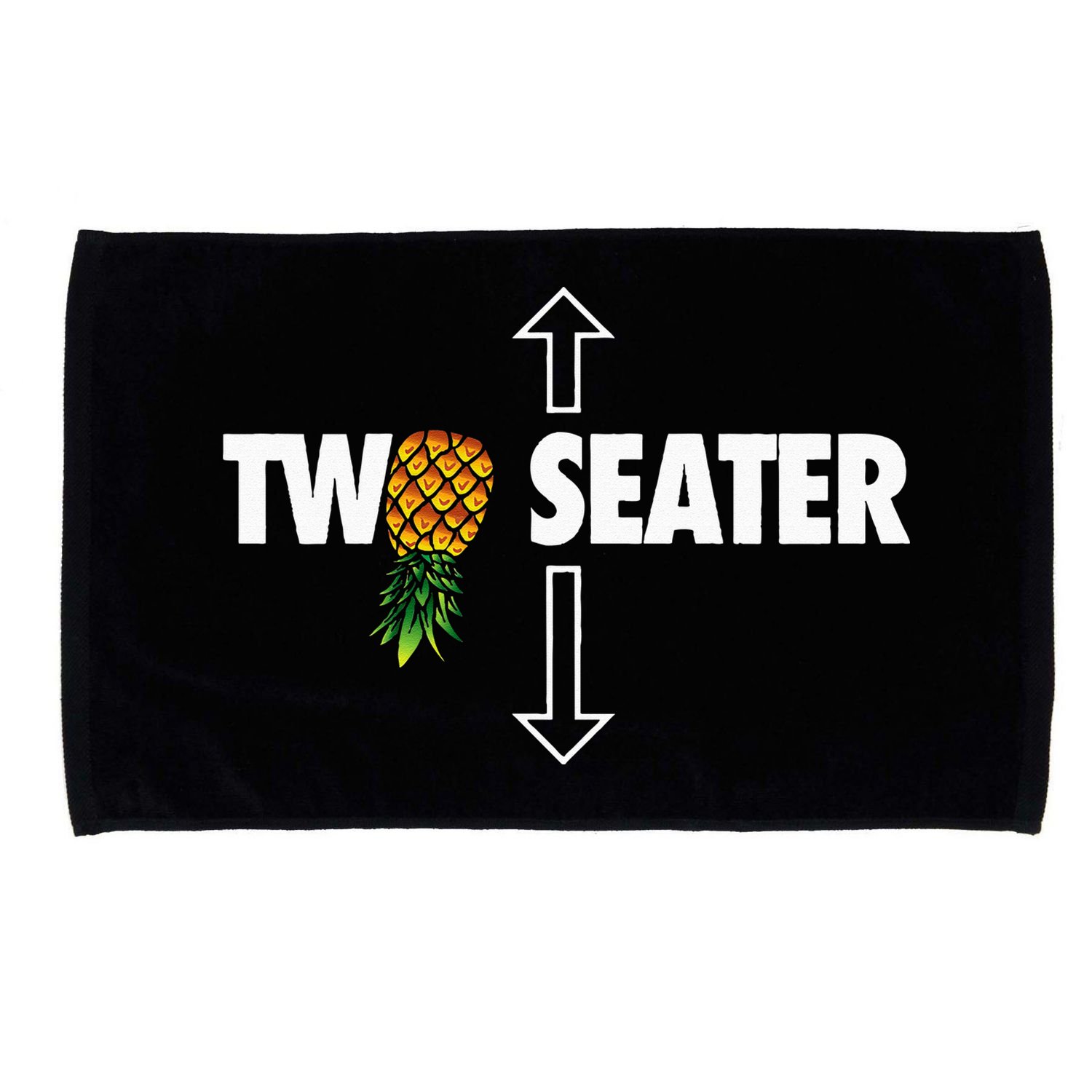 Two Seater Swinger Funny Upside Down Pineapple Swinger Microfiber Hand Towel