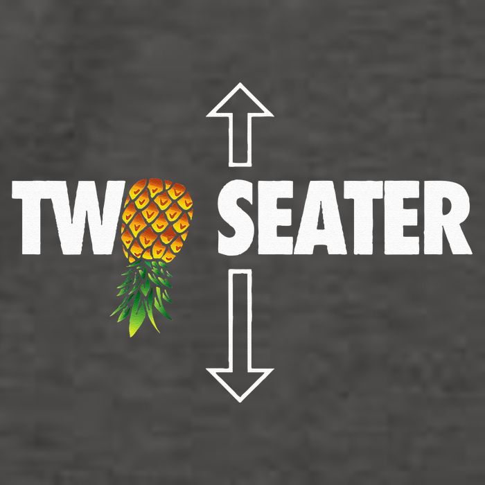 Two Seater Swinger Funny Upside Down Pineapple Swinger Vector Backpack