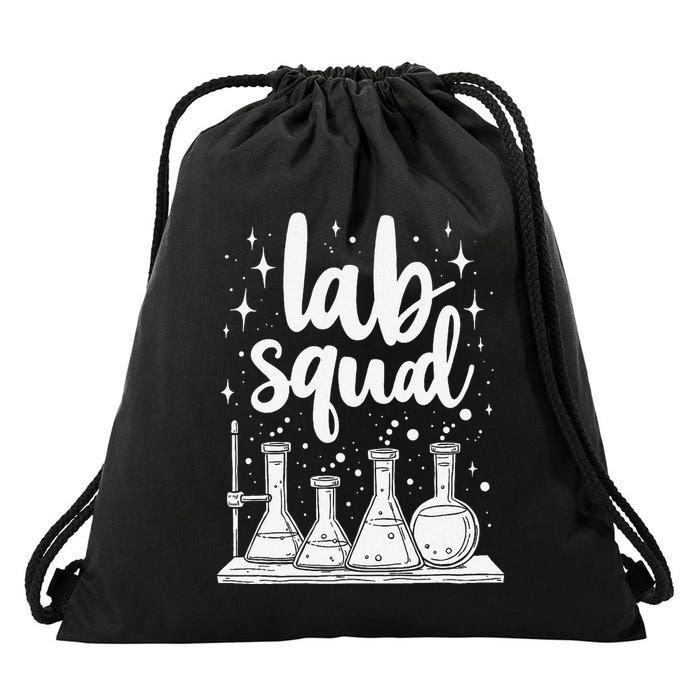 Testing Squad Samples Analysis Chemical Lab Technician Drawstring Bag