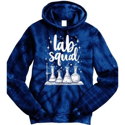 Testing Squad Samples Analysis Chemical Lab Technician Tie Dye Hoodie