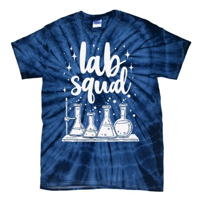 Testing Squad Samples Analysis Chemical Lab Technician Tie-Dye T-Shirt