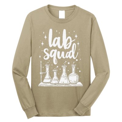 Testing Squad Samples Analysis Chemical Lab Technician Long Sleeve Shirt