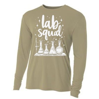 Testing Squad Samples Analysis Chemical Lab Technician Cooling Performance Long Sleeve Crew