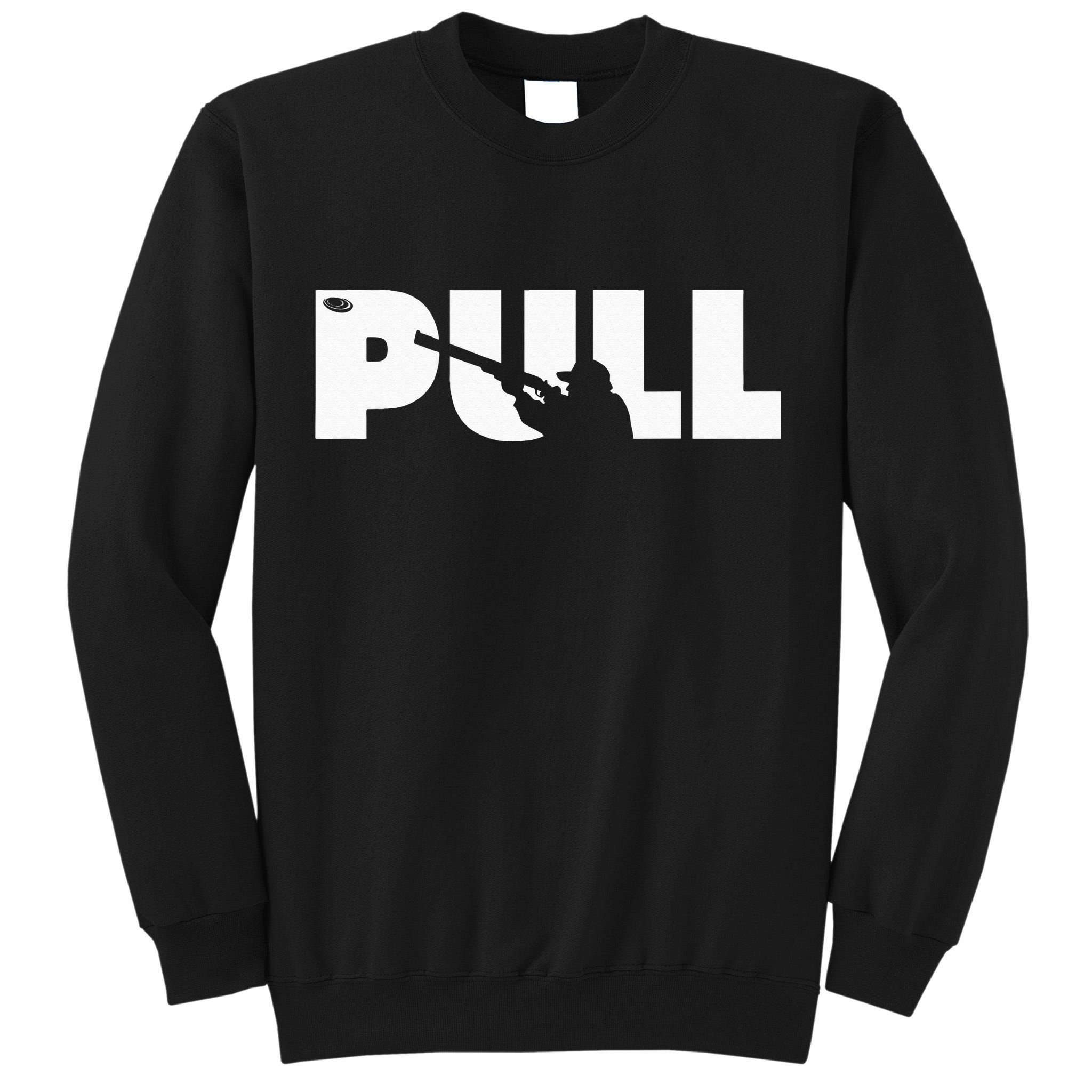 Trap Skeet Shooting Clay Pigeon Hunter Shotgun Tall Sweatshirt