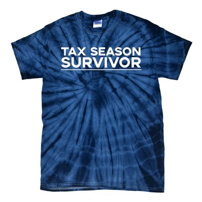 Tax Season Survivor, Funny Accountant Tie-Dye T-Shirt