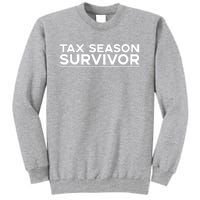 Tax Season Survivor, Funny Accountant Tall Sweatshirt