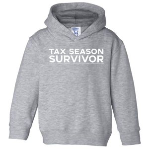 Tax Season Survivor, Funny Accountant Toddler Hoodie