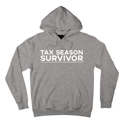 Tax Season Survivor, Funny Accountant Tall Hoodie