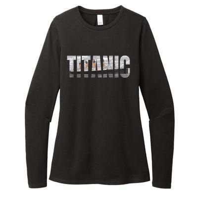 Titanic Sailing Ship 1912 Cruise Vintage Distressed Great Gift Womens CVC Long Sleeve Shirt