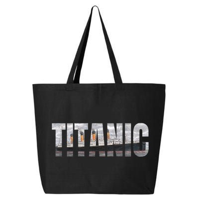 Titanic Sailing Ship 1912 Cruise Vintage Distressed Great Gift 25L Jumbo Tote