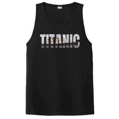 Titanic Sailing Ship 1912 Cruise Vintage Distressed Great Gift PosiCharge Competitor Tank