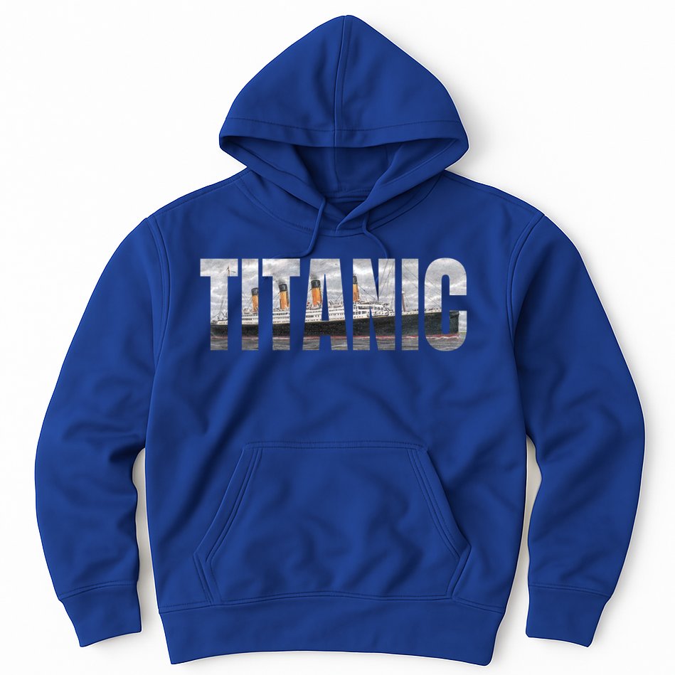 Titanic Sailing Ship 1912 Cruise Vintage Distressed Great Gift Hoodie