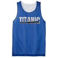 Titanic Sailing Ship 1912 Cruise Vintage Distressed Great Gift Mesh Reversible Basketball Jersey Tank