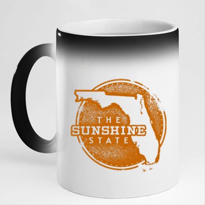 The Sunshine State 11oz Black Color Changing Mug