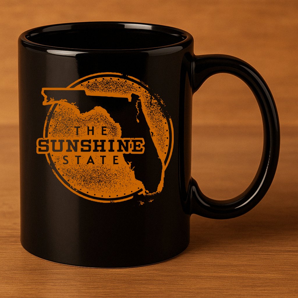 The Sunshine State 11oz C Handle Ceramic Mug