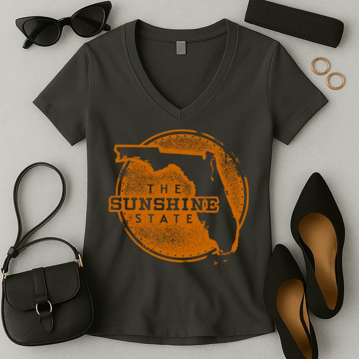 The Sunshine State Women's V-Neck T-Shirt