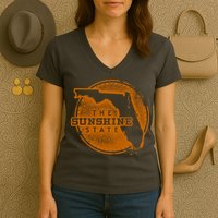 The Sunshine State Women's V-Neck T-Shirt