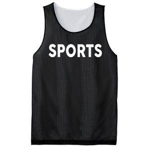 That Says Sports The Word Sports Mesh Reversible Basketball Jersey Tank