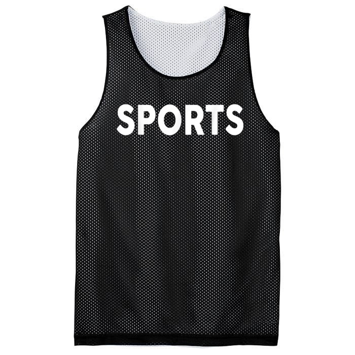 That Says Sports The Word Sports Mesh Reversible Basketball Jersey Tank