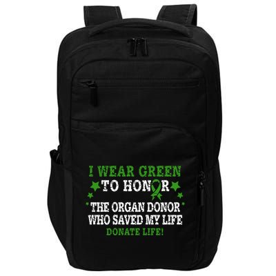 TRANSPLANT SURGERY SURVIVOR Impact Tech Backpack