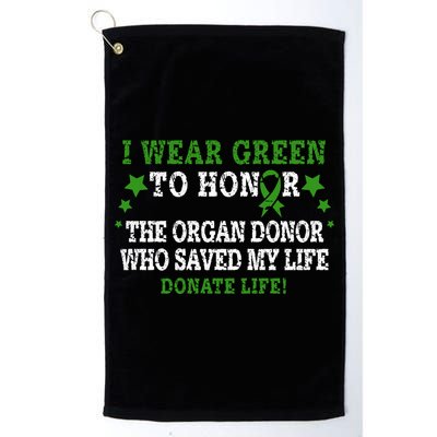TRANSPLANT SURGERY SURVIVOR Golf Towel