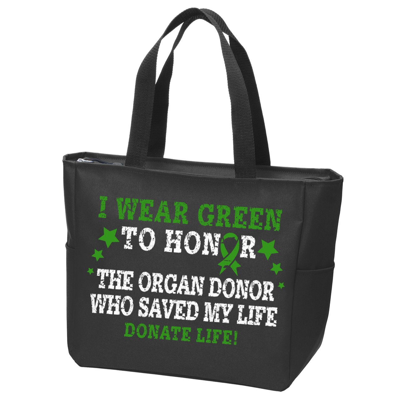 TRANSPLANT SURGERY SURVIVOR Zip Tote Bag