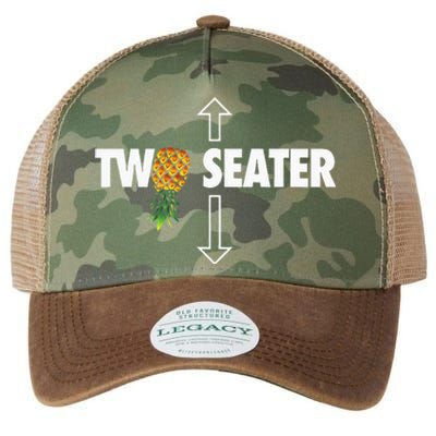 Two Seater Swinger Funny Upside Down Pineapple Swinger Legacy Tie Dye Trucker Hat