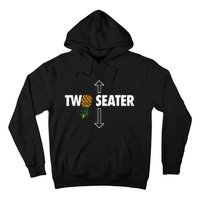 Two Seater Swinger Funny Upside Down Pineapple Swinger Hoodie