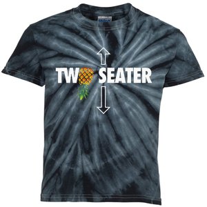 Two Seater Swinger Funny Upside Down Pineapple Swinger Kids Tie-Dye T-Shirt