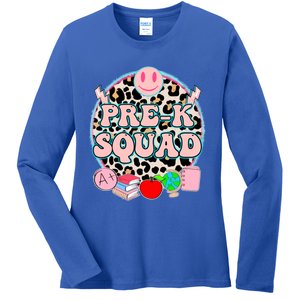 Teacher Student School Teaching Cute Preschool Prek Great Gift Ladies Long Sleeve Shirt