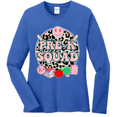 Teacher Student School Teaching Cute Preschool Prek Great Gift Ladies Long Sleeve Shirt