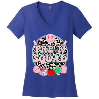 Teacher Student School Teaching Cute Preschool Prek Great Gift Women's V-Neck T-Shirt