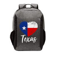 Texas Strong State Flag Heart Vector Backpack