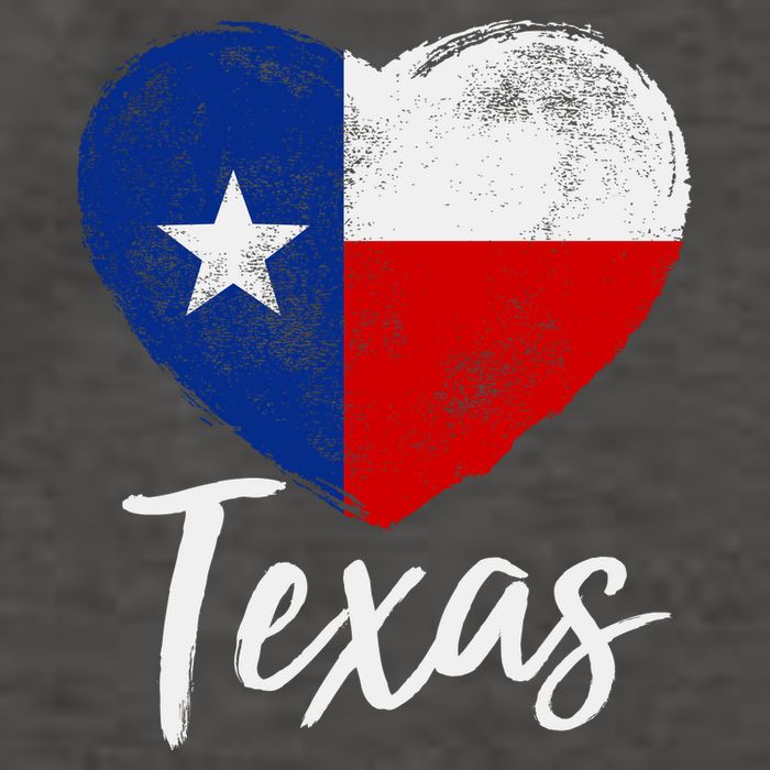 Texas Strong State Flag Heart Vector Backpack