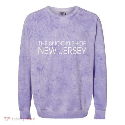 The Snooki Shop Newjersey Colorblast Crewneck Sweatshirt