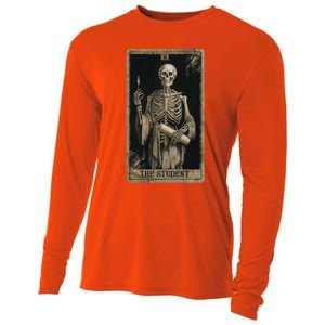 The Student Skeleton Tarot Card Cool Gift Cooling Performance Long Sleeve Crew