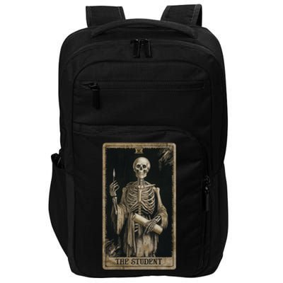 The Student Skeleton Tarot Card Cool Gift Impact Tech Backpack