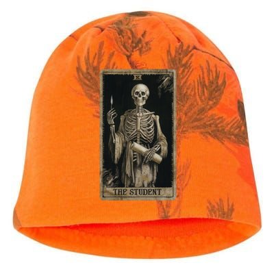 The Student Skeleton Tarot Card Cool Gift Kati - Camo Knit Beanie