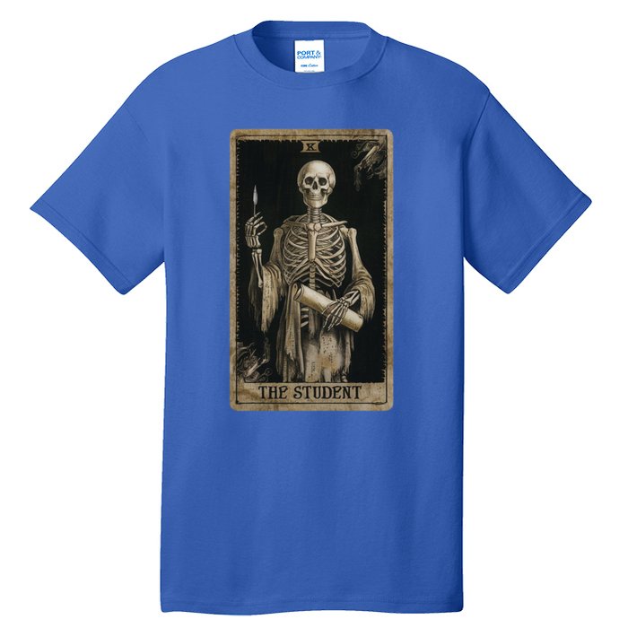 The Student Skeleton Tarot Card Cool Gift Tall T-Shirt