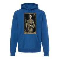 The Student Skeleton Tarot Card Cool Gift Premium Hoodie