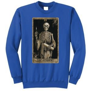 The Student Skeleton Tarot Card Cool Gift Tall Sweatshirt