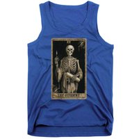 The Student Skeleton Tarot Card Cool Gift Tank Top