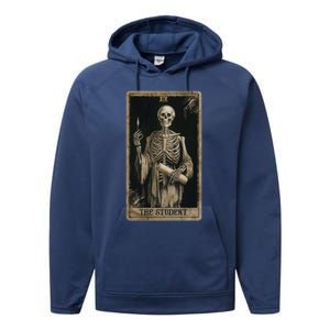 The Student Skeleton Tarot Card Cool Gift Performance Fleece Hoodie