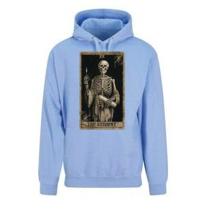 The Student Skeleton Tarot Card Cool Gift Unisex Surf Hoodie