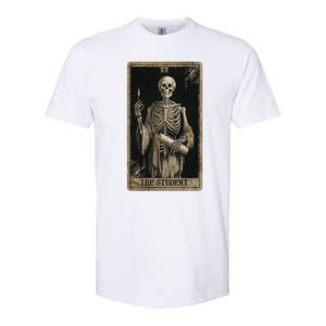 The Student Skeleton Tarot Card Cool Gift Softstyle CVC T-Shirt