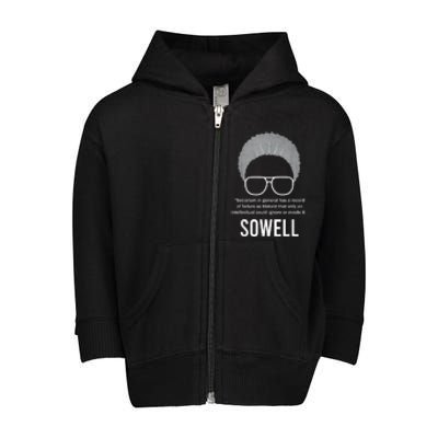 Thomas Sowell Socialism Quote Black History Month Toddler Zip Fleece Hoodie