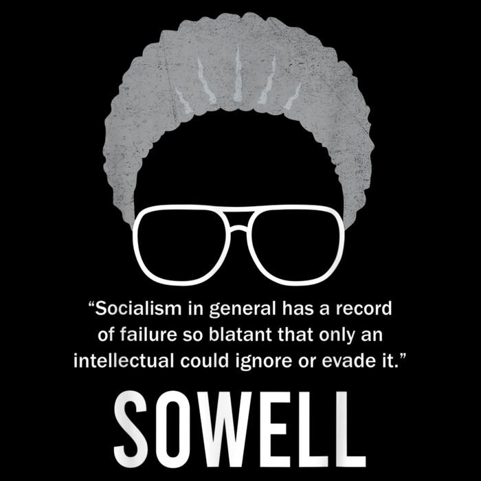Thomas Sowell Socialism Quote Black History Month Cooling Performance Crew T-Shirt