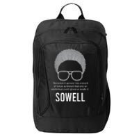 Thomas Sowell Socialism Quote Black History Month City Backpack