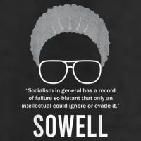 Thomas Sowell Socialism Quote Black History Month Adult Drive Performance Visor
